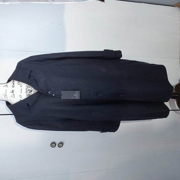 Schneiders- Mens Jimmie Rainloden Charcoal Dress Coat Austria Wool Sz.L (44-46) - Picture 1 of 16